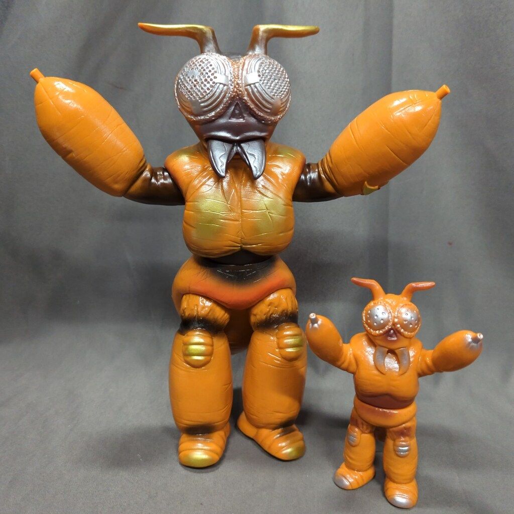 【未開封】東映レトロソフビコレクション 人造人間キカイダー オレンジアント 新色 メディコム・トイ 2024 東映レトロソフビコレクション 人造人間