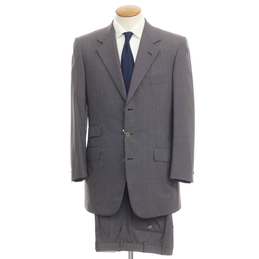 Brioni ブリオーニ グレー ストライプ スーツ セットアップ Brioni