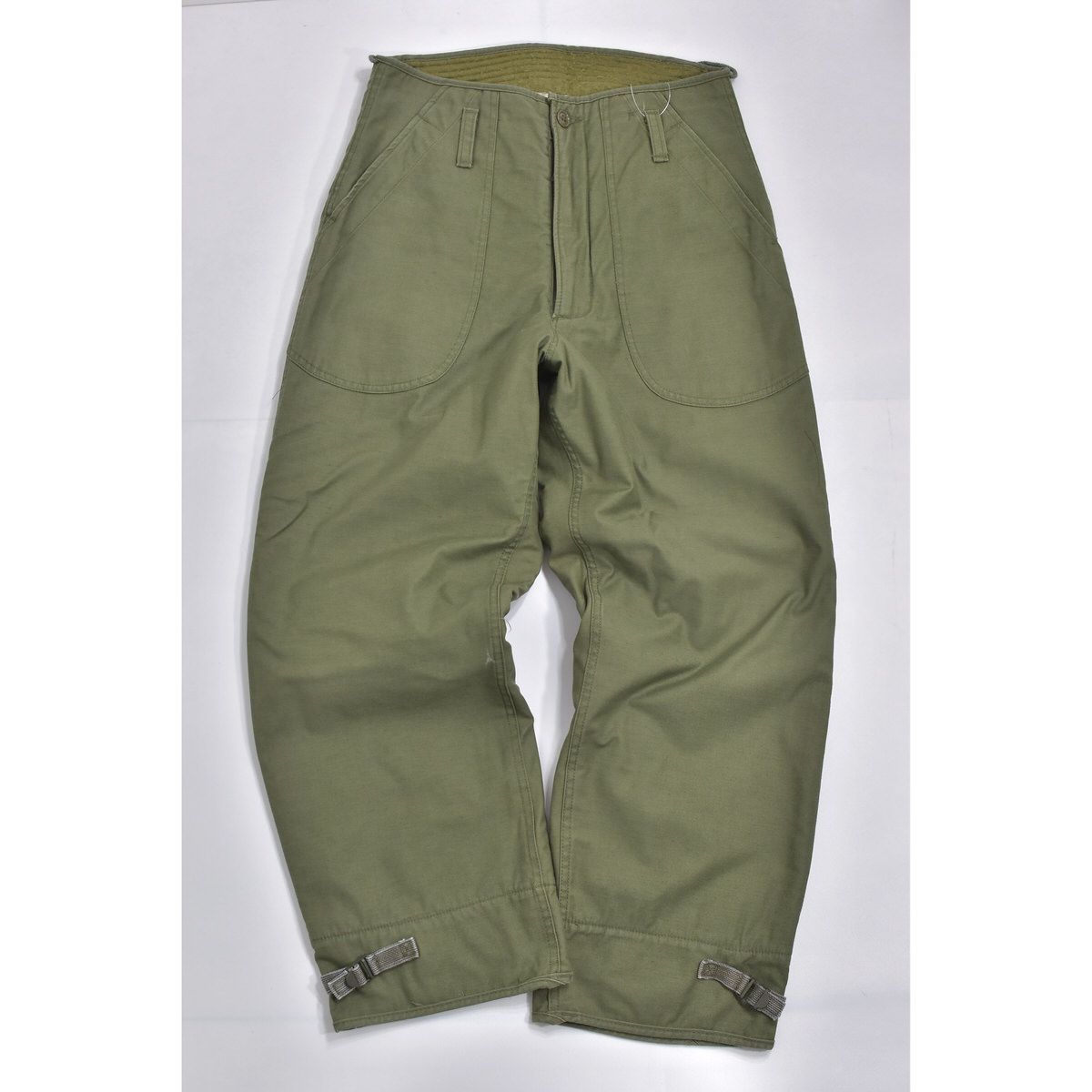 80s U.S.NAVY アメリカ海軍 コールドウェザー A-2デッキパンツ 