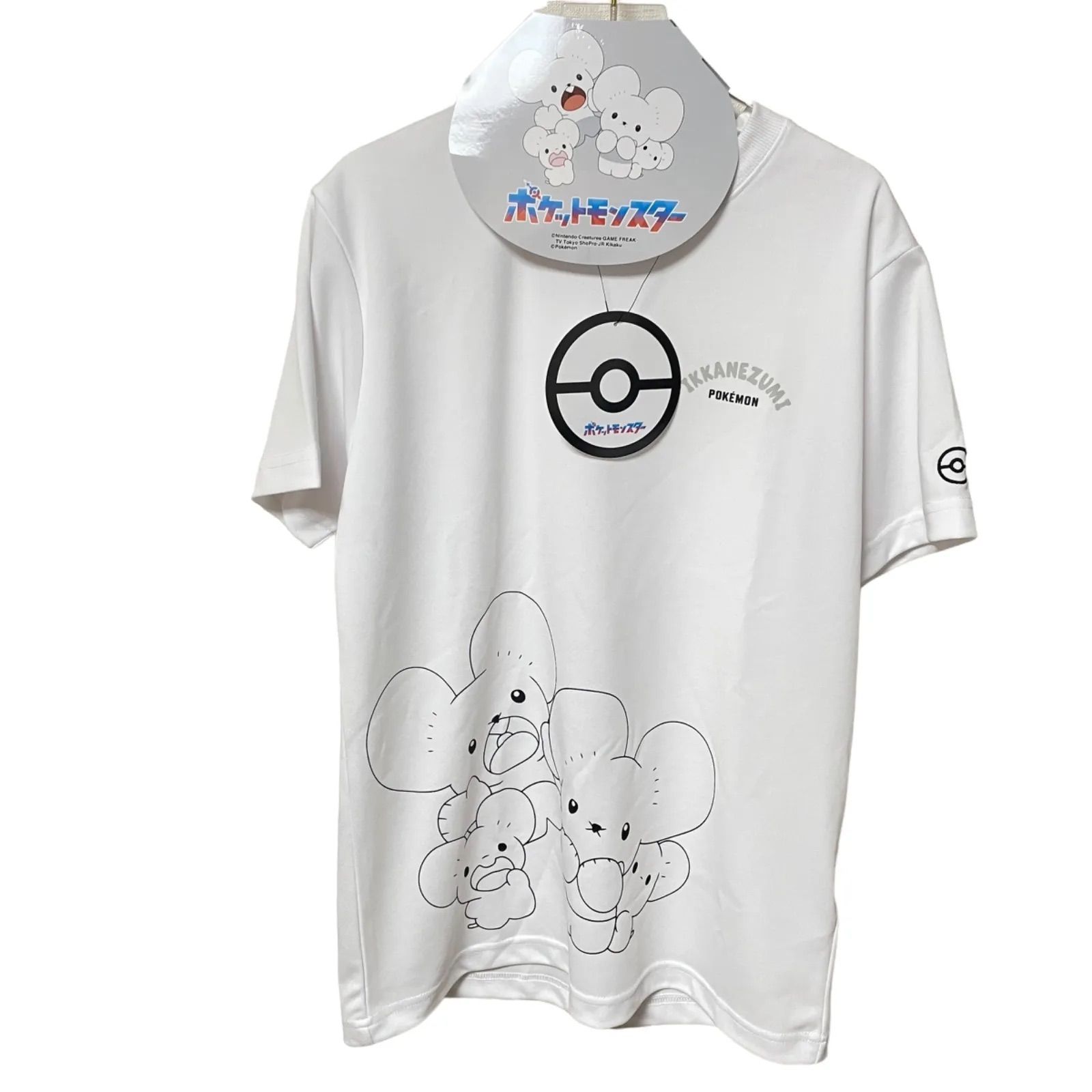 新品】イッカネズミ ポケモン 半袖tシャツ ドライtシャツ ホワイト 白 - メルカリ