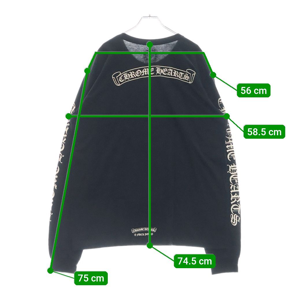 【CHROME HEARTS】 バック ロゴ CHプラス 長袖 カットソー 楽天市場】CHROME HEARTS LONG SLEEVE T-SHIRT CH PLUS クロム