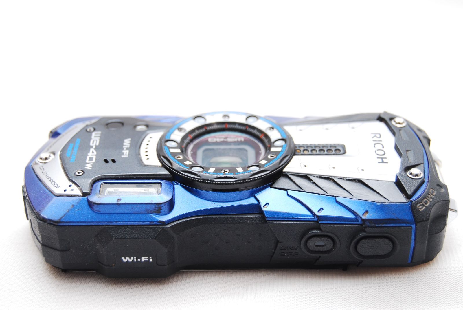 ☆RICOH WG-40W ブルー リコー SDカード付☆ 動作確認済み・箱付き】RICOH