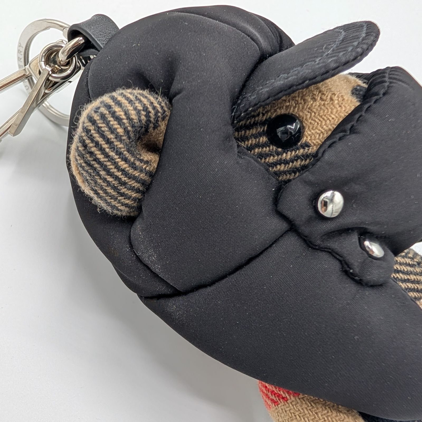 【美品】バーバリー　トーマスベア　テディベア　クマ　パーカー　バッグチャーム 美品】バーバリー/Burberry ノバチェック トーマスベア バッグチャーム