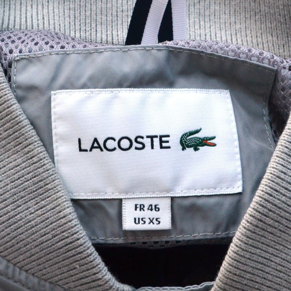 定価25300円 LACOSTE ラコステ BH113E ナイロンブルゾン MA-1 46サイズ 