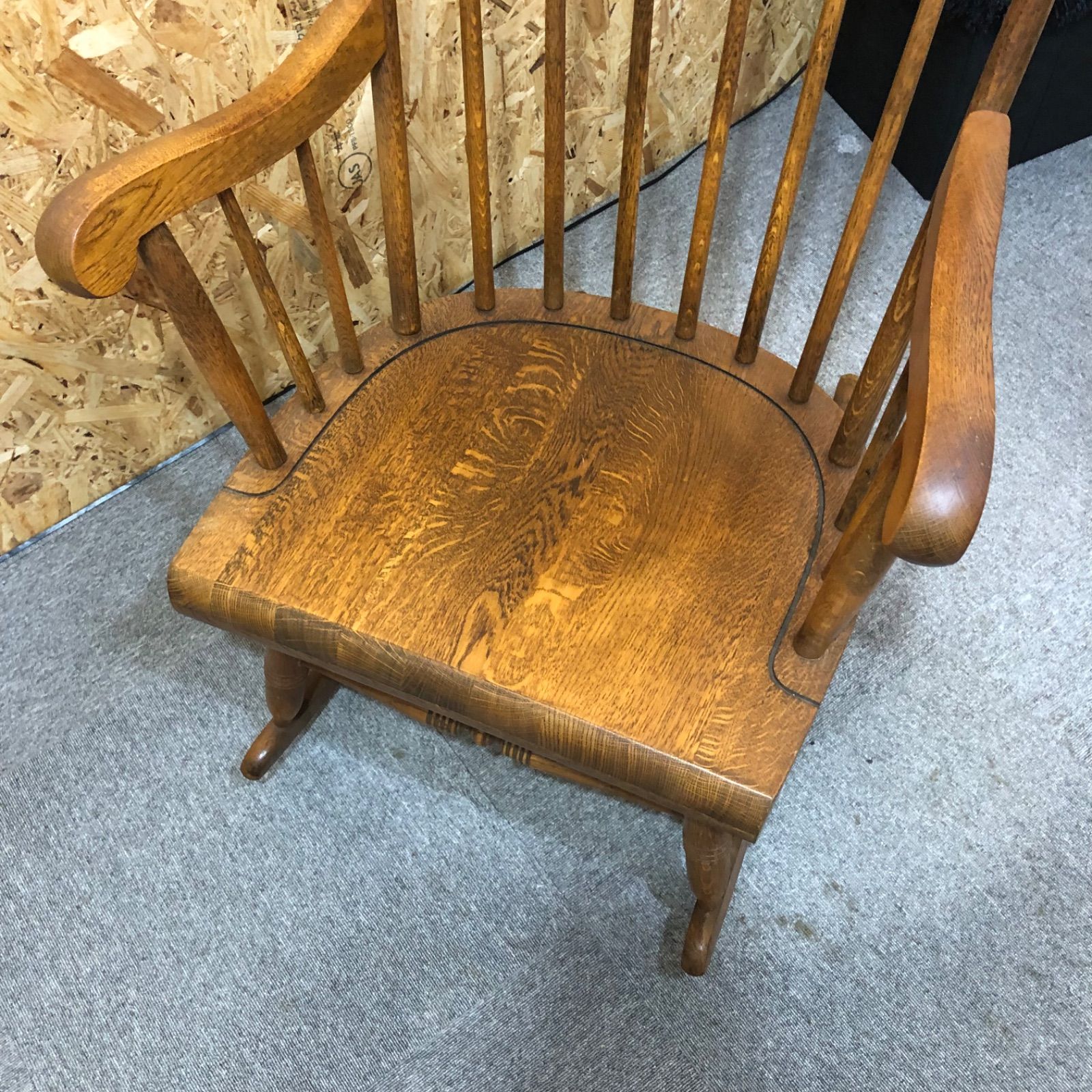 ロッキングチェア 飛騨産業 キツツキマーク HIDA ヴィンテージ 椅子