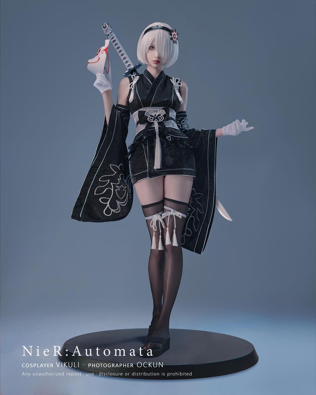 ニーアオートマタ 2B 和服 コスプレ 衣装 - メルカリ