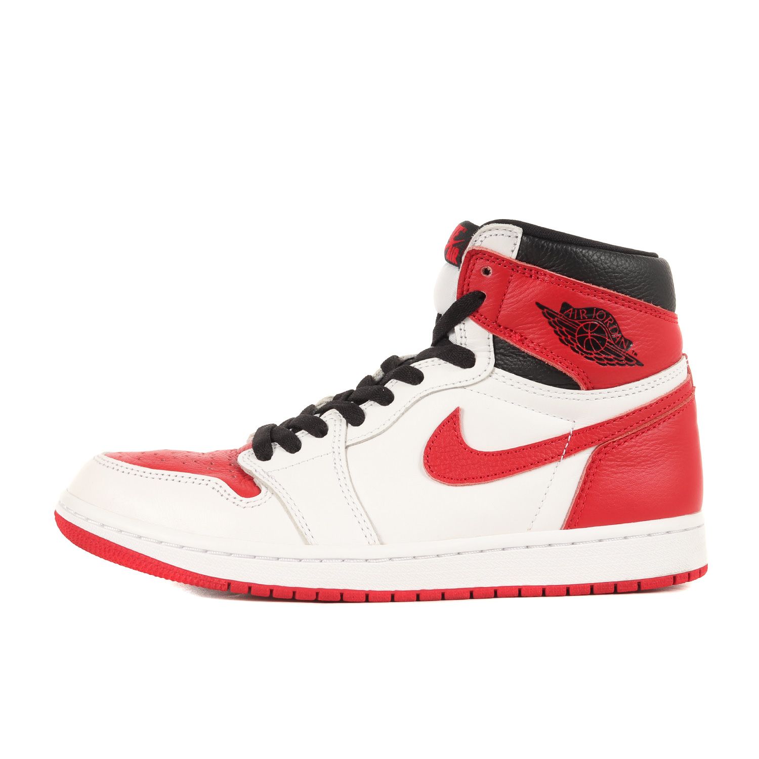 NIKE ナイキ サイズ:25.5cm AIR JORDAN 1 RETRO HIGH OG HERITAGE (555088-161)  エアジョーダン1 レトロ ハイ ヘリテージ ホワイト ユニバーシティレッド ブラック US7.5 ハイカット スニーカー - メルカリ