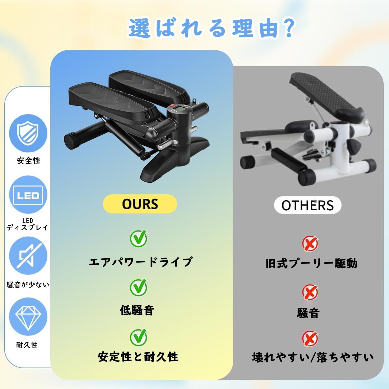 足踏み健康器具 足踏みステッパー