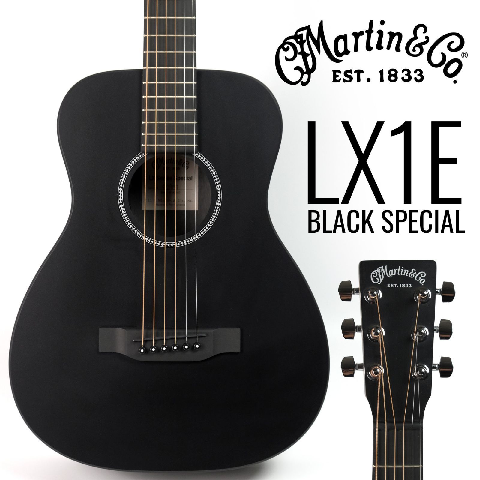 Martin LX1E BLACK SPECIAL リトルマーチン 限定モデル - メルカリ