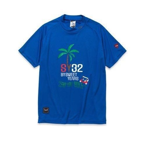 SY32 by SWEET YEARS ゴルフ Tシャツ モックシャツ 半袖 メンズ