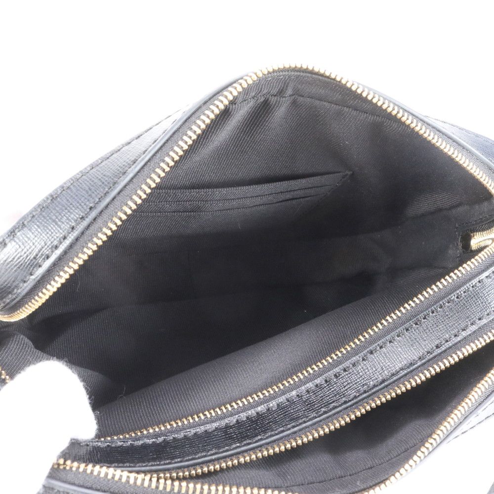 美品✨フルラ　ショルダーバッグ　リリー　キルティング　レザー　ブラック　カメラ FURLA フルラ ショルダーバッグ リリー XLサイズ カメラバッグ