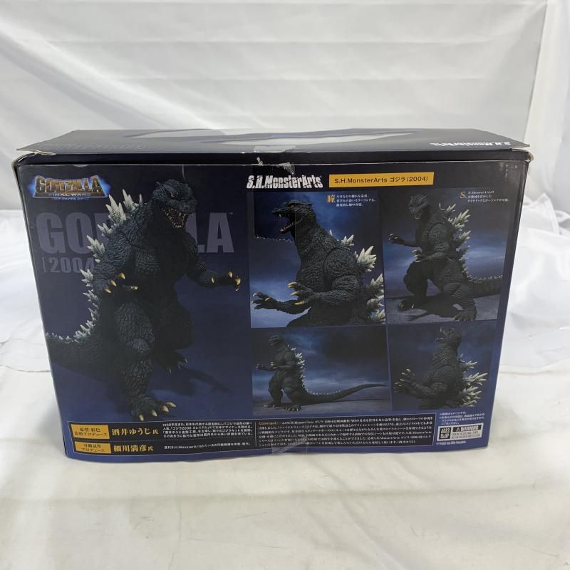 中古】開封/箱傷み)BANDAI S.H.MonsterArts ゴジラ[2004