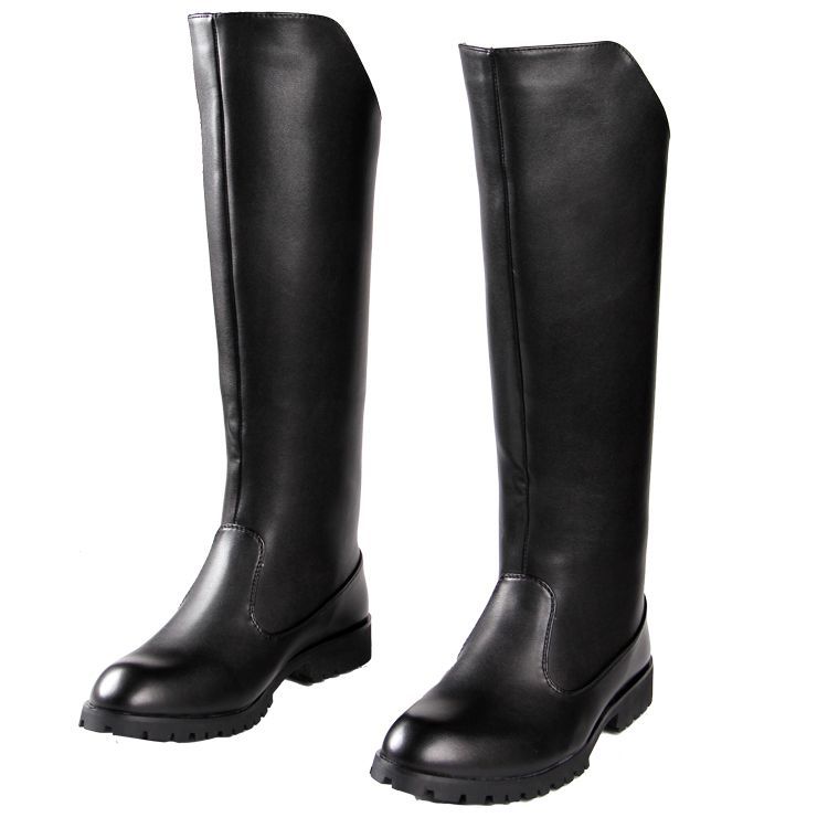 高価な 乗馬用品 乗馬ブーツ 合成皮革 ブーツ 長靴 ロングブーツブラック 馬具タウンユースブーツ 乗馬用 乗馬靴 男女兼用ジュニア2105qmbts01