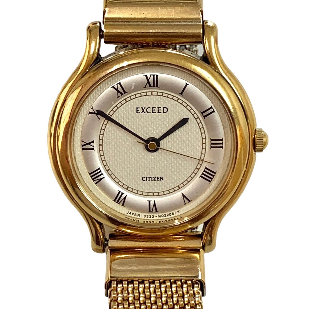 美品 シチズン CITIZEN EXCEED エクシード アナログ クォーツ