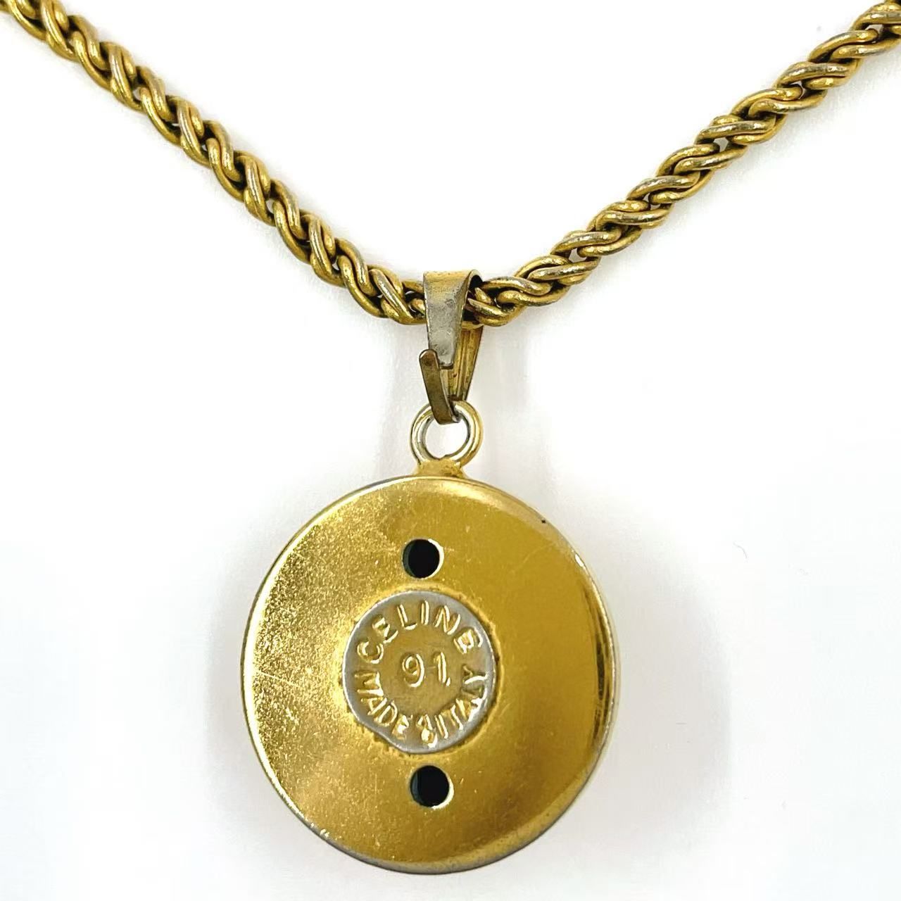 値下げ！【美品】セリーヌ　スターボール　ゴールドネックレス 美品✨ セリーヌ スターボール ネックレス ゴールド - メルカリ