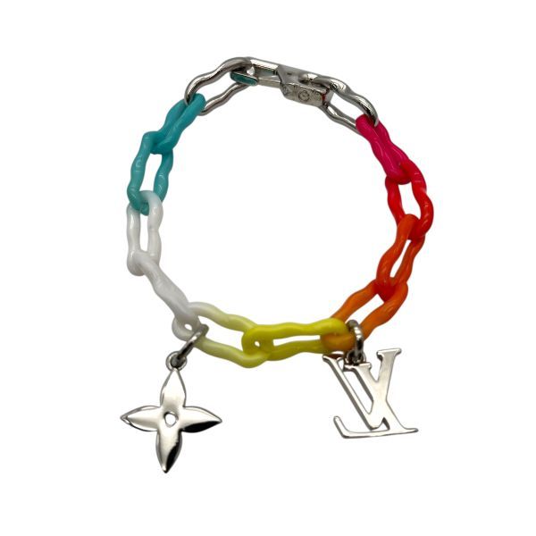 Louis Vuitton ロゴチャーム ブレスレット 2色ビジュー Louis Vuitton ロゴチャーム ブレスレット 2色ビジュー Louis Vuitton