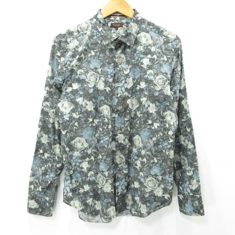 三重本店 Paul Smith ポール スミス 長袖シャツ PC-WR-76943 グレー系 サイズ L 102