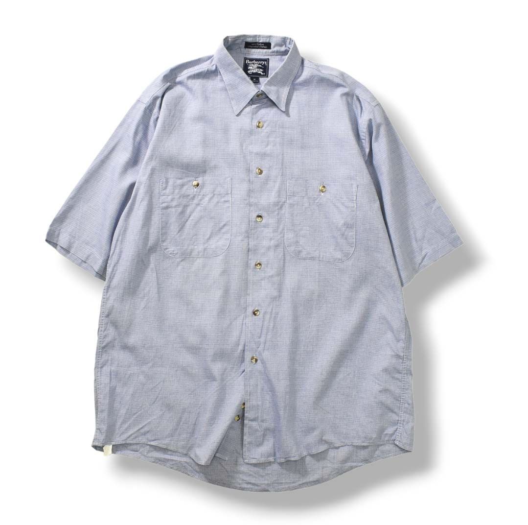 vintage BURBERRY 半袖シャツ Vintage Burberry Shirts Nova Check / ヴィンテージ バーバリー