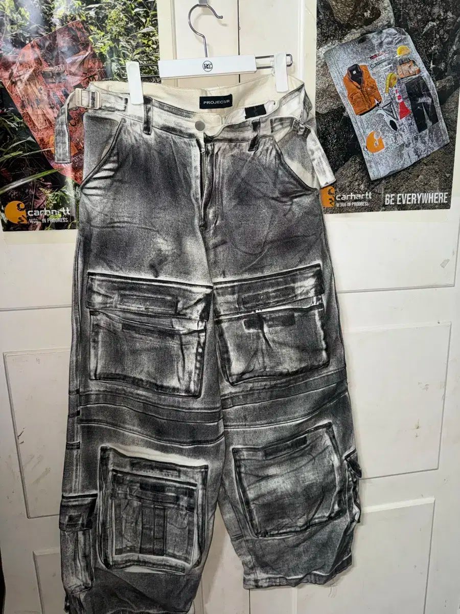 PROJECT/ GRプロジェクトgr ペインテッドカーゴ デニム PROJECT/ GR プロジェクト gr ペインテッド カーゴ デニム