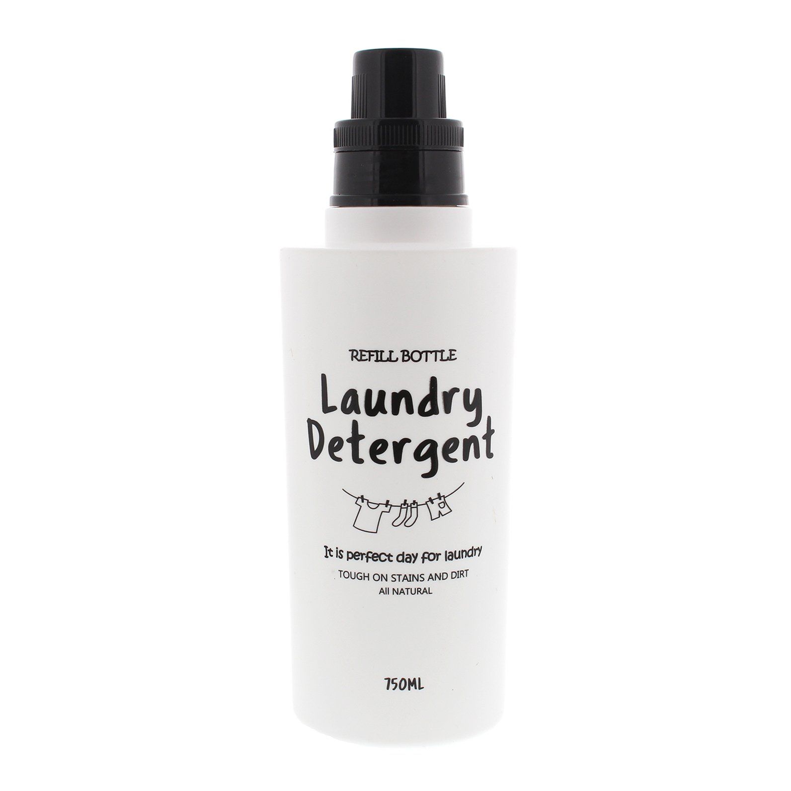 リビング(Living) ランドリーボトル 詰め替えボトル ホワイト 750ml 805245 [750ml]