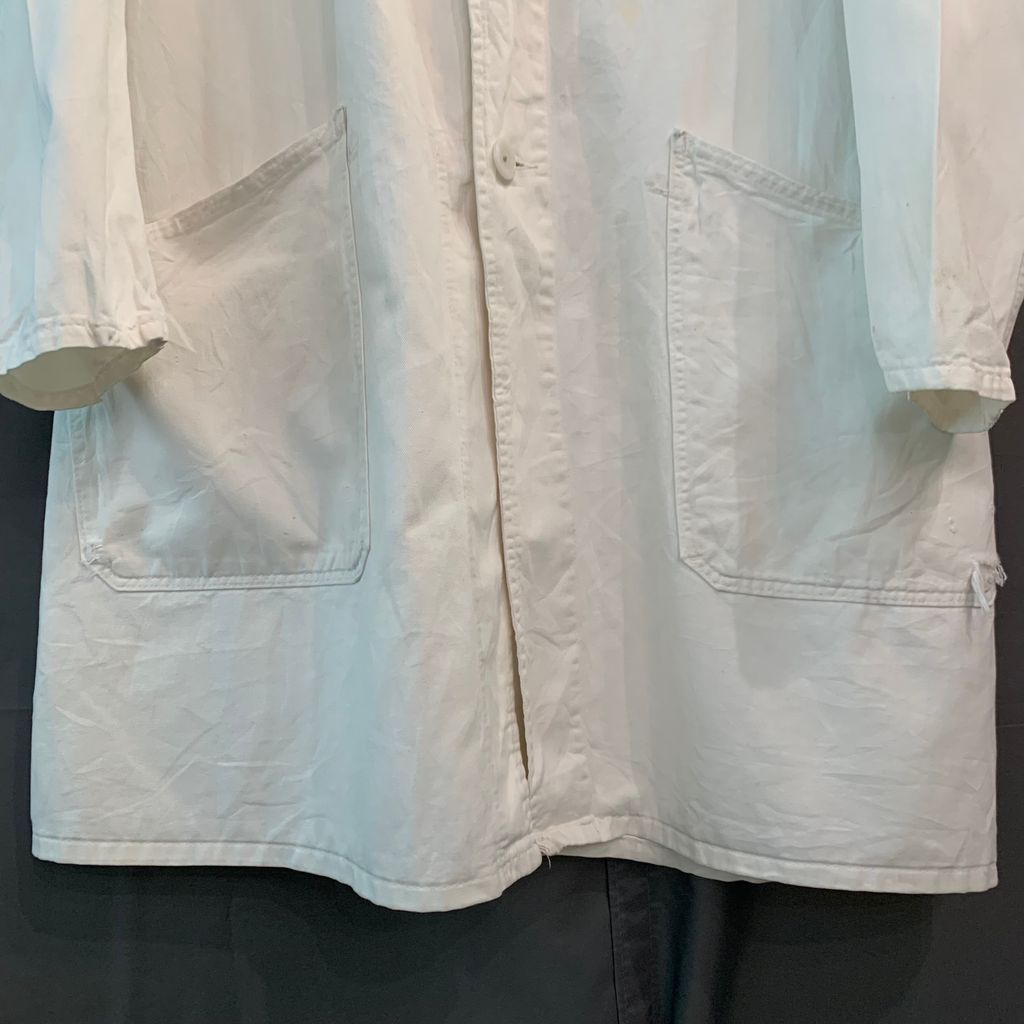 ヴィンテージ　ユーロワーク　ショップコート ビンテージ チェンジボタン ショップコート ユーロワーク