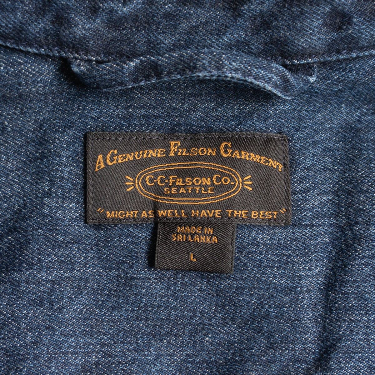 FILSON DENIM WORK SHIRTS L デニムシャツ ジャケット フィルソン