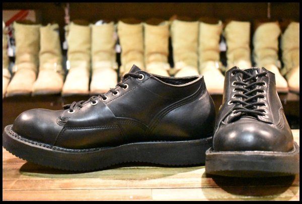 【10E 美品 NEPENTHES別注】WHITE'S ホワイツ オックスフォード LTT 黒 ブラッククロムエクセル ネペンテス別注 ブーツ HOPESMORE【FB401】