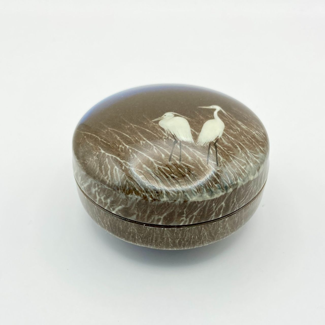 香合 現川焼 13代 横石臥牛 共箱入 茶道具 香道具 伝統工芸品 古美術