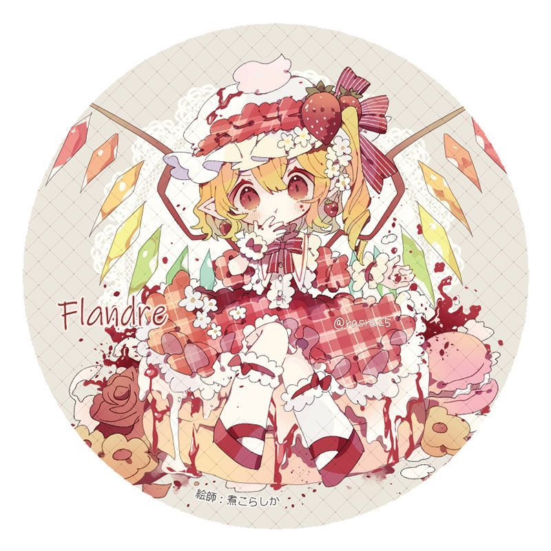 RT-123572さん専用　このはな綺譚缶バッジ5点 東方project缶バッジ すなめりドリル缶バッジ フラン(Renka