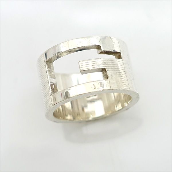 GUCCI / グッチ ◇Gカットアウト リング 指輪 SILVER 925 Size