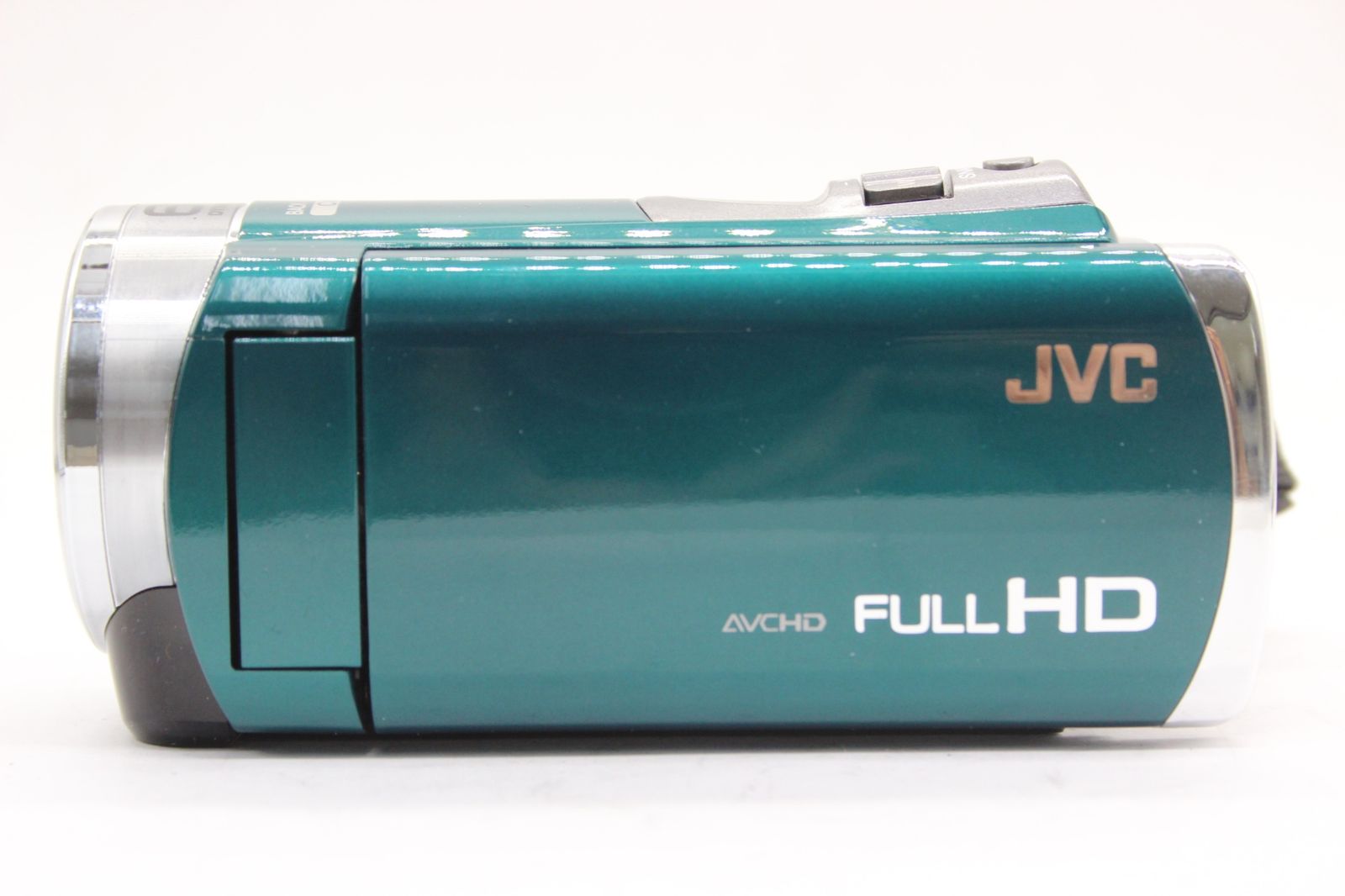 【返品保証】 【録画再生確認済み】【元箱付き】JVC GZ-E780-G グリーン 60x バッテリー付き ビデオカメラ v196