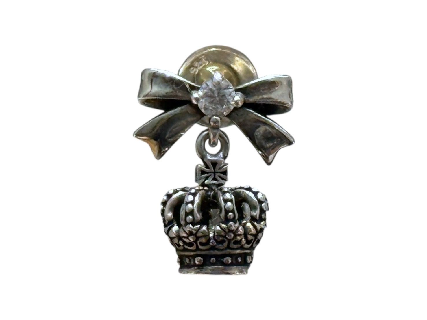 Justin Davis ジャスティンデイビス 王冠モチーフ ピアス(片耳用) CROWN STUD ピアス | ジャスティン デイビス（JUSTIN DAVIS