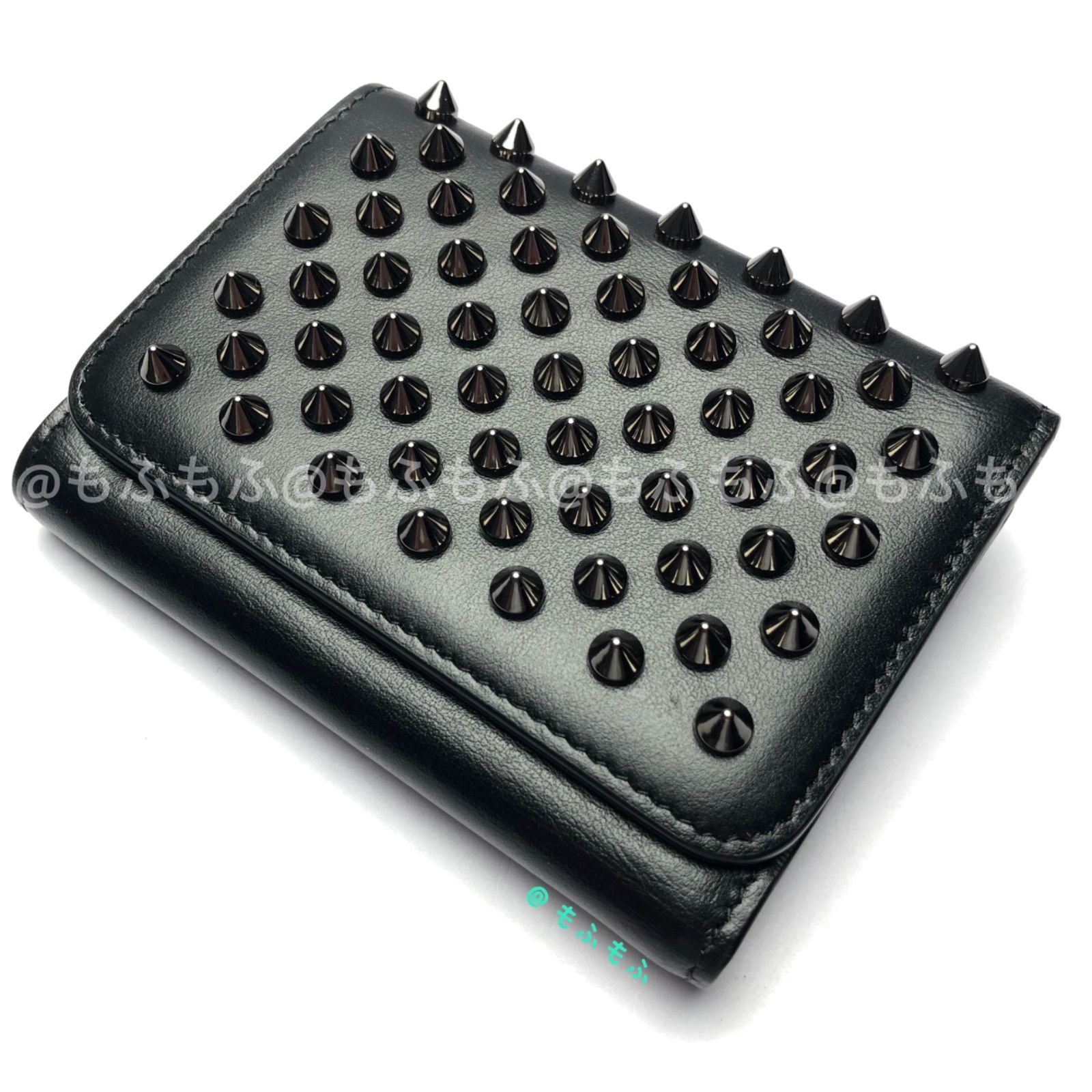 クリスチャンルブタン 3折ミニ財布 コンパクトウォレット 新品