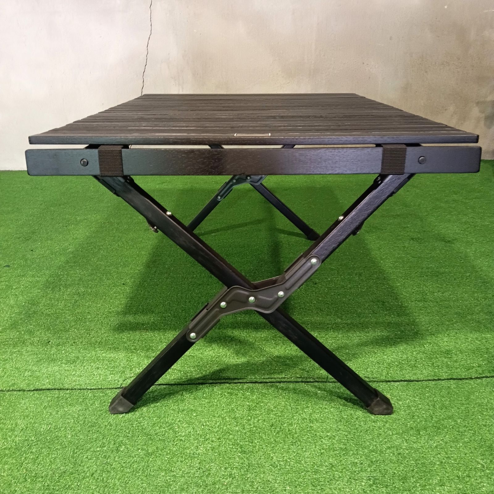 ANOBA(アノバ) BLACK EDITION ウッドロールトップテーブル　収納ケース底面にダメージあり ANOBA(アノバ) BLACK EDITION ウッドロールトップテーブル 収納
