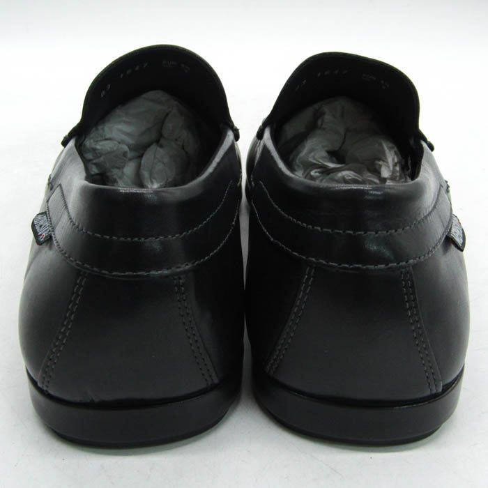 高評価!!$$超人気メフィスト スリッポン 未使用 本革 レザー ブランド シューズ 紳士靴 黒 メンズ US9サイズ ブラック Mephisto BOA 介護靴