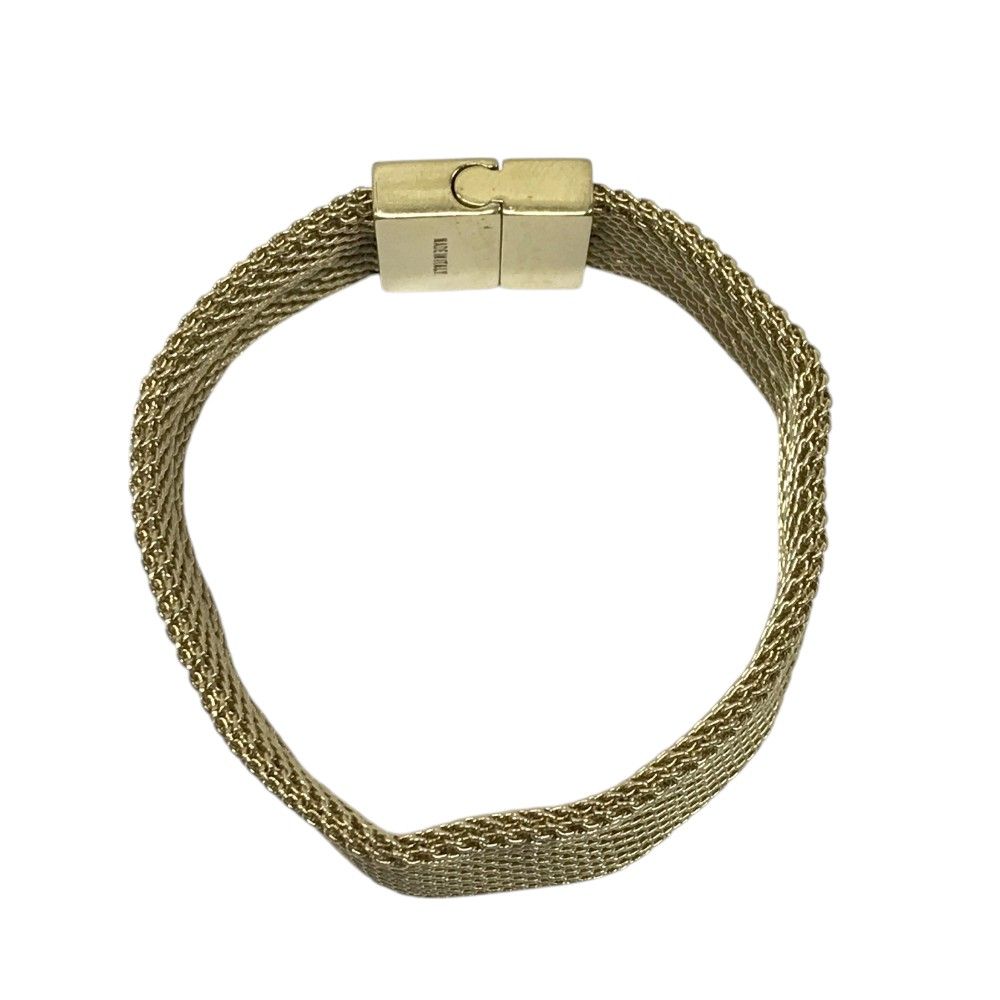 美品✨️　GUCCI メッシュ ブレスレット　ゴールド GUCCI グッチ メッシュバングル ブレスレット ゴールド系