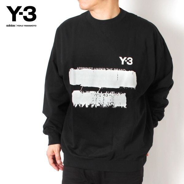 【関税込】新作◆Y-3 ワイスリー◆adidas Yogji ロゴ スウェット 関税込】新作◇Y-3 ワイスリー◇adidas Yogji ロゴ スウェット