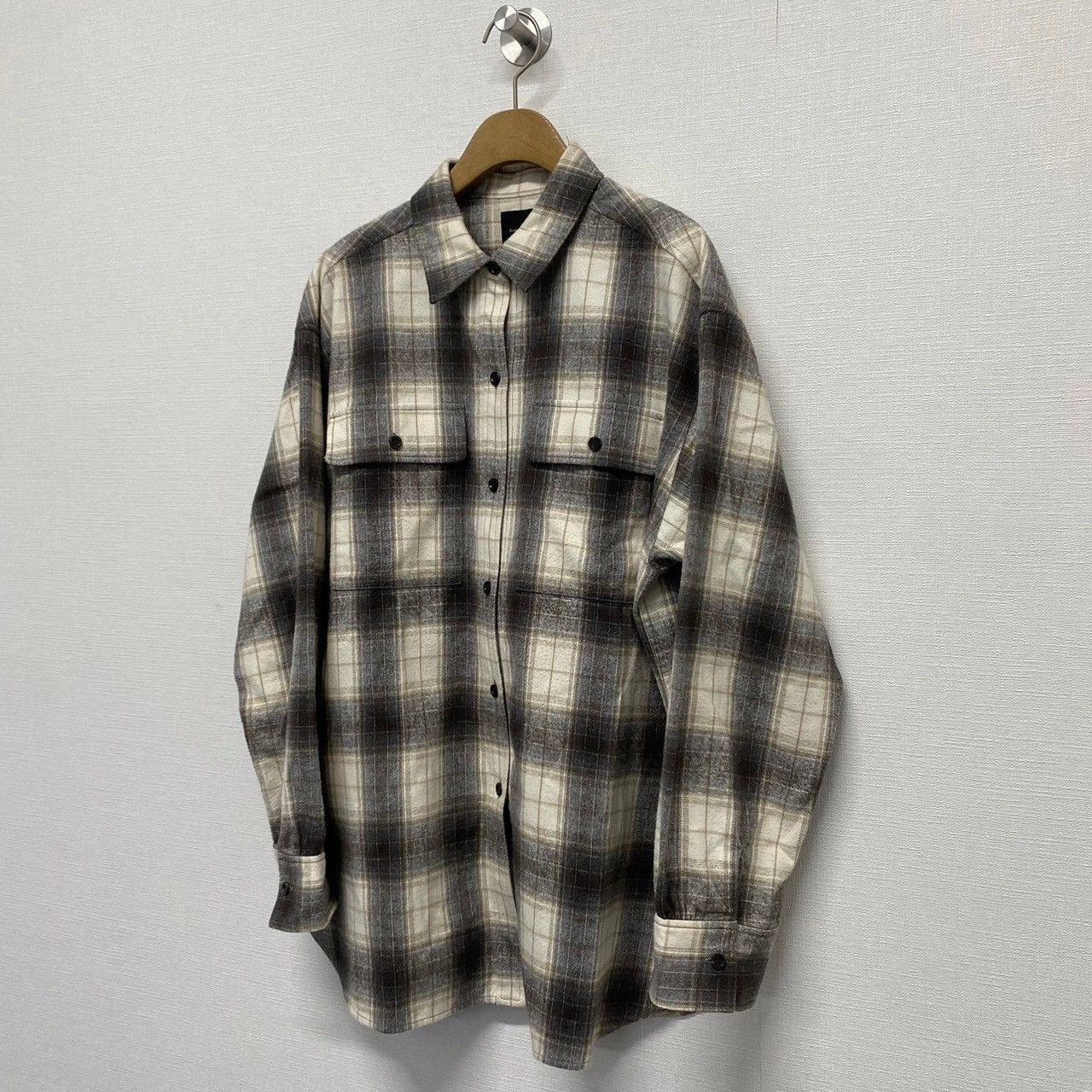 spick＆span(スピックアンドスパン) チェックルーズネルシャツ