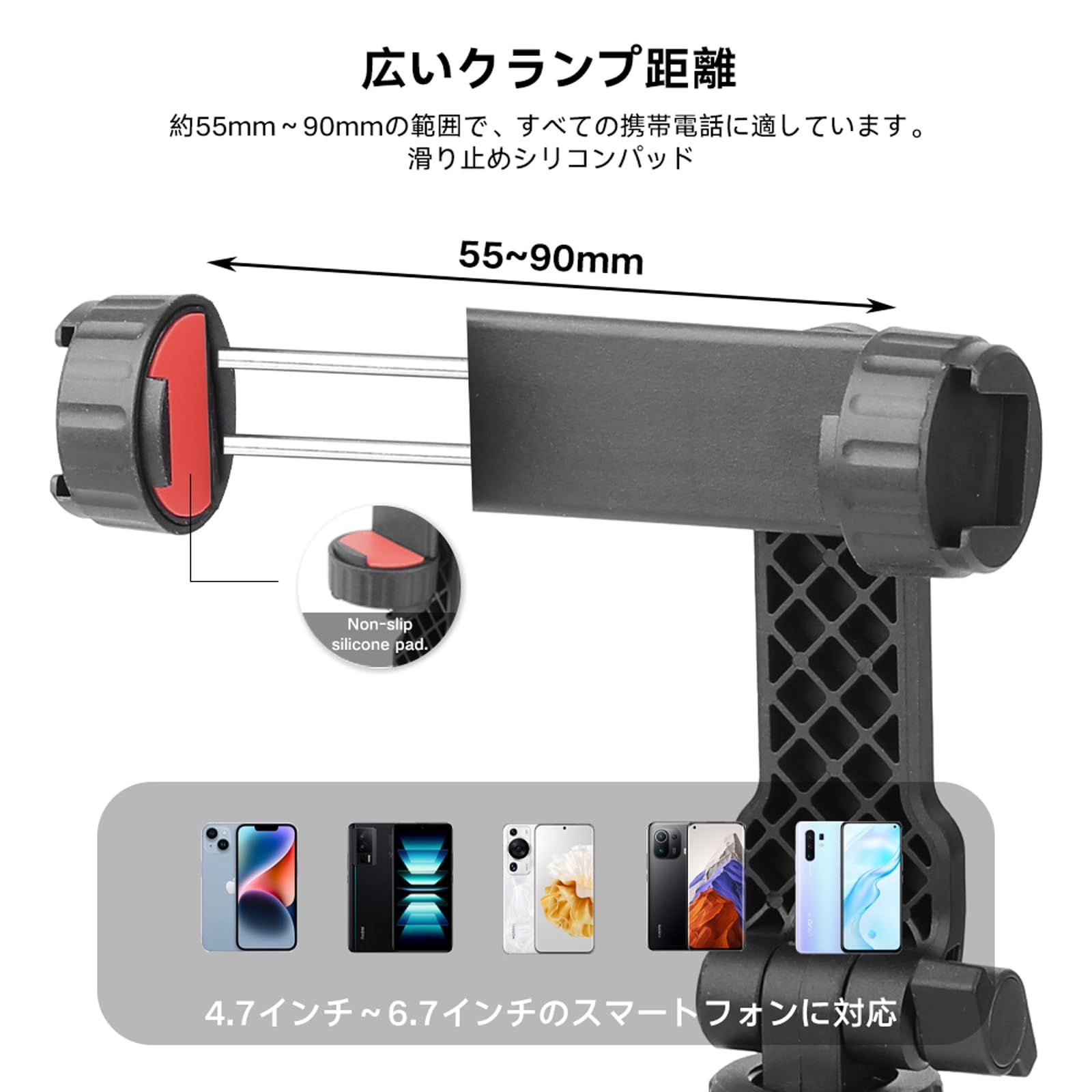 携帯ホルダー スマホホルダー ネジ止め これは良い Zacro ネジ式スマートフォンホルダーを購入