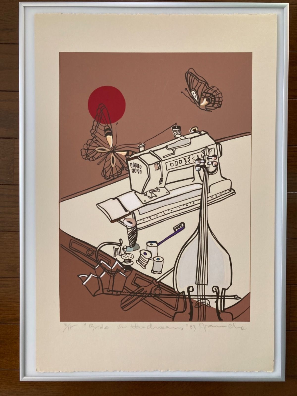 限定15枚 ジニー・キム 版画 貴重シルクスクリーン 絵画 SC16 カナダ