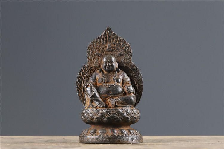 鉄器 鉄仏 蓮華坐観音菩薩仏像 縁起物 装飾品 工芸品 美術品 置物 鉄器 鉄仏 仏像 蓮華坐観音菩薩仏像 阿弥佗仏 工芸品 置物
