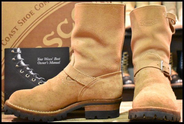 WESCO　9e エンジニアブーツ　ボス　 バーラップラフ オーダーメイド】BOSS Burlap #100sole 9