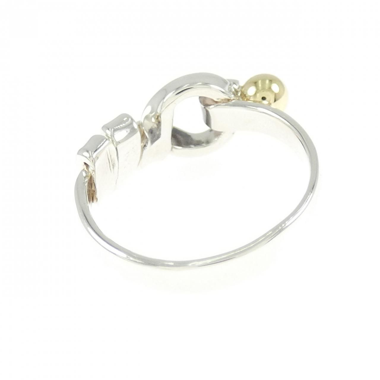 ヴィンテージ】ティファニー フラットワイヤーラブノット リング