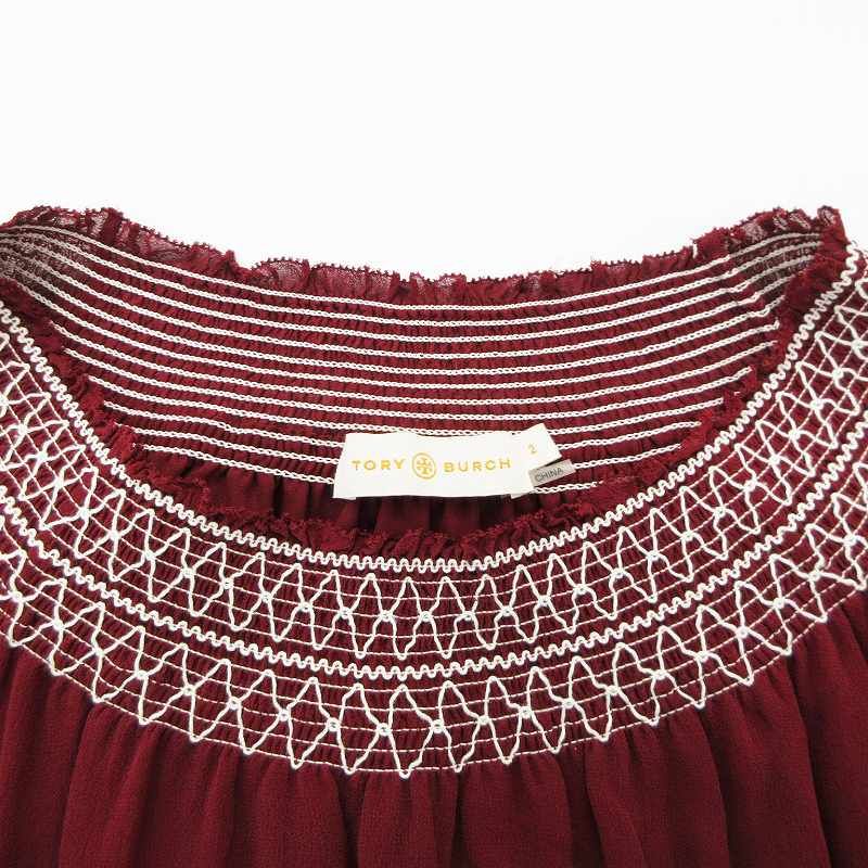 トリーバーチ TORY BURCH ワンピース 絹 シルク ジョーゼット トリーバーチ TORY BURCH ワンピース 絹 シルク ジョーゼット