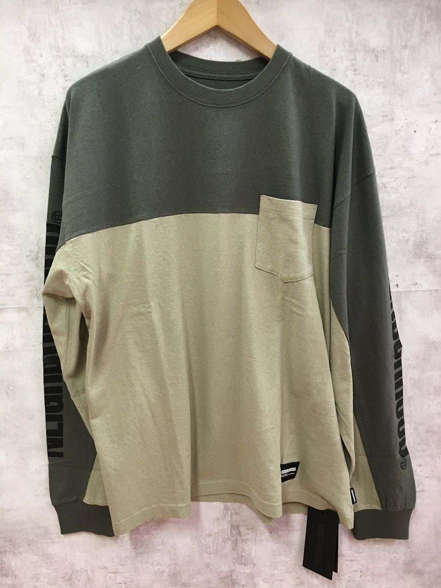 NEIGHBORHOOD BICOLOR CREWNECK LS 232UNNH-CSM04 ネイバーフッド バイ