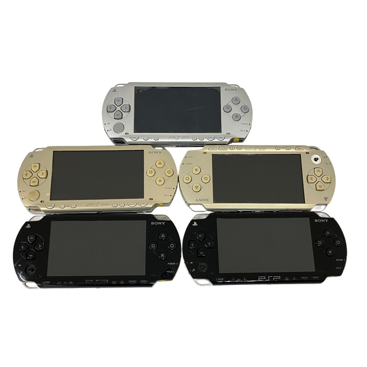 SONY PSP-1000 5点 おまとめ 充電器 バッテリー無し プレイステーション ポータブル 本体 ゲーム機 ジャンク O10550381