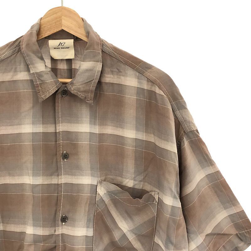 REMI RELIEF / レミレリーフ | アパルトモン別注 CHECK 2WAY SHIRT | F | ベージュ系 | レディース REMI RELIEF/レミ レリーフ】 VIYELLA CHECK 2WAY SHIRT（シャツ