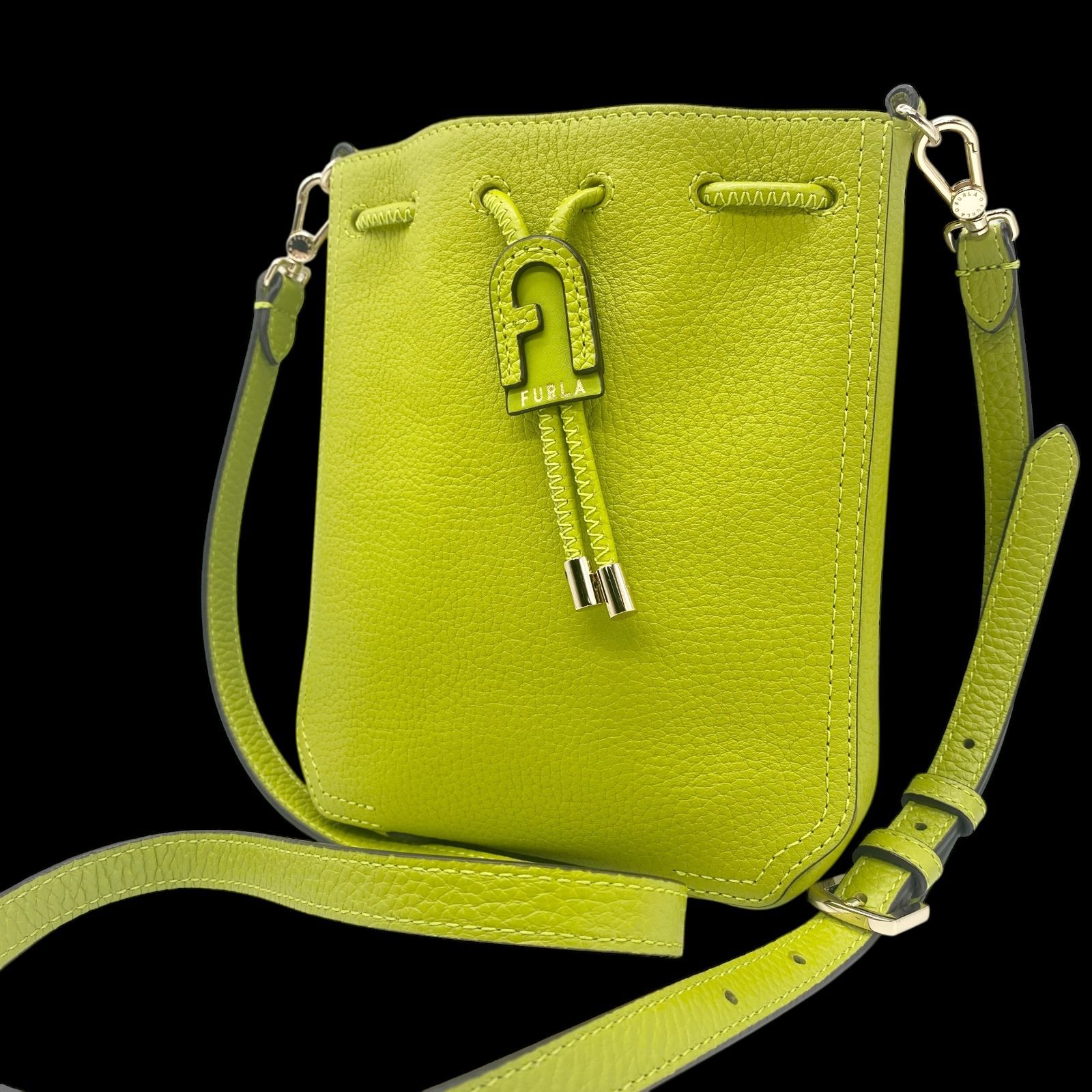 極美品 FURLA フルラ 2WAY アテナミニ ショルダーバッグ