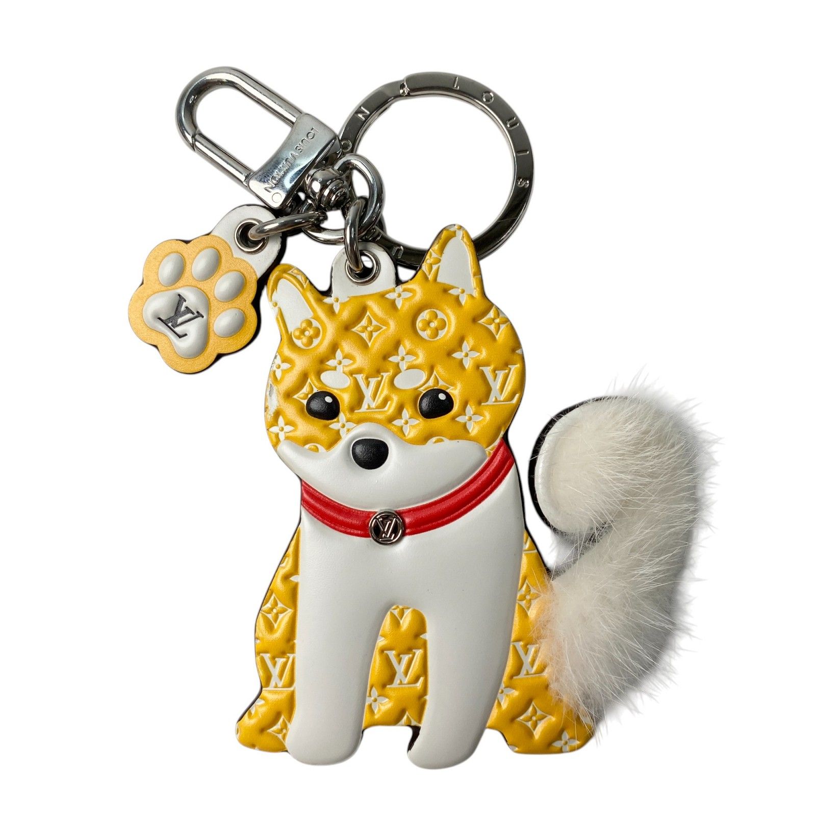 ルイ ヴィトン LOUIS VUITTON チャーム 芝犬 M01199