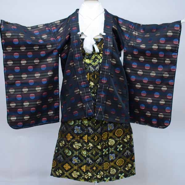 七五三 五歳 男児 男の子 羽織袴フルセット 羽織 袴 着物 祝着